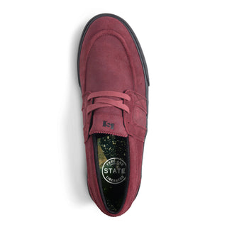 State Footwear Skateboard Shoes Vista Christian Maalouf Colorway Black Cherry