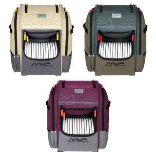 MVP Disc Golf Bag James Conrad Voyager Signature Backpack - Choose Color