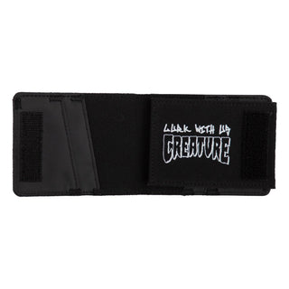 Creature Skateboards Wallet Web Tri-Fold Black