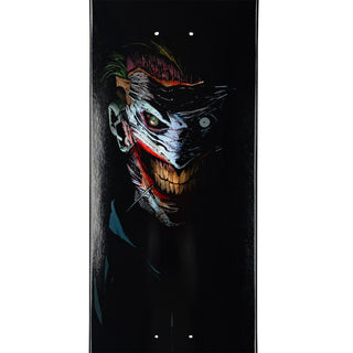 Welcome x Batman Skateboard Deck Joker on Popsicle Black Dip 8.0"