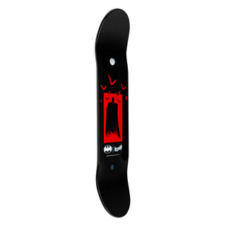 Welcome x Batman Skateboard Deck Joker on Popsicle Black Dip 8.0"