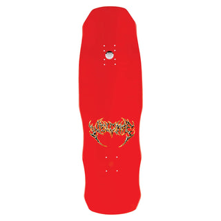 Welcome Skateboard Deck Diablo on Dark Lord Red Dip 9.85" x 31.5"