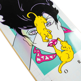 Welcome Skateboard Deck Special Effects on Sphynx White/Prism Foil 8.8" x 32.4"