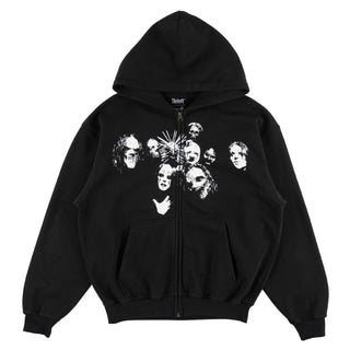 Welcome X Slipknot Hoody Nonagram Zip Black