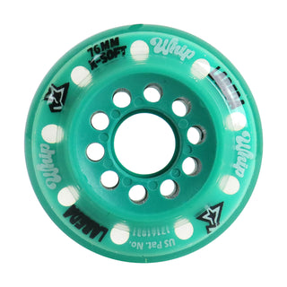 Labeda Whips Roller Hockey Wheel - Teal X-Soft 76mm - Single Wheel