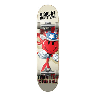 World Industries Skateboard Complete I Want U 8.25" x 32" Ready to Ride