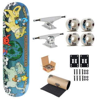 World Industries Skateboard Cats 8.25" Krux, Independent, Sml Upgrade