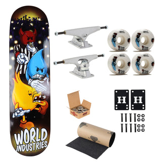 World Industries Skateboard Slap 8.25" Krux, Independent, Sml Upgrade