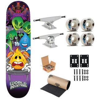 World Industries Skateboard Flameboy Probed 8.25" Krux, Independent, Sml Upgrade