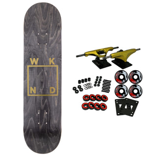 WKND Complete Gold Logo Black 8.0"