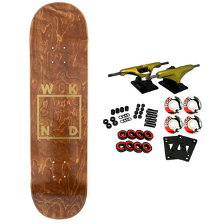WKND Complete Gold Logo Brown 8.12"