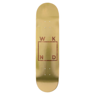 WKND Deck Gold Plated Logo 8.25"