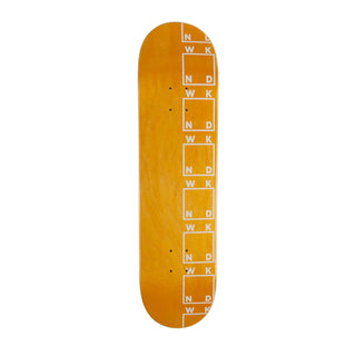 WKND Skateboard Deck Team Side Logo Orange 8.0" x 31.75"