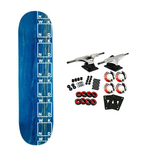 WKND Skateboard Complete Team Side Logo Blue 8.25" x 31"