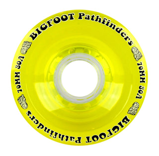 Bigfoot Longboard Wheels - 70mm 80a Pathfinders Yellow