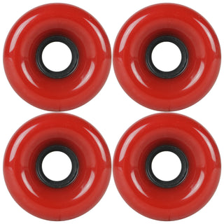 Blank Skateboard Longboard Wheels 78A USA Made Oxblood 64mm x 43mm