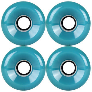Blank Skateboard Longboard Wheels 78A USA Made Blue 64mm x 52mm