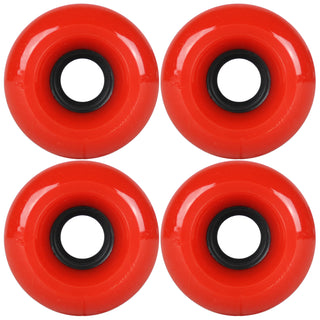 Longboard Wheels 64mm x 52mm 78A Red US Made