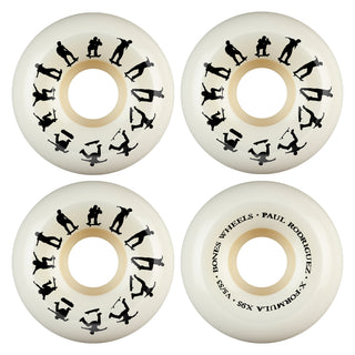 Bones Skateboard Wheels 53mm Paul Rodriguez Switch Heel X-Formula 95A
