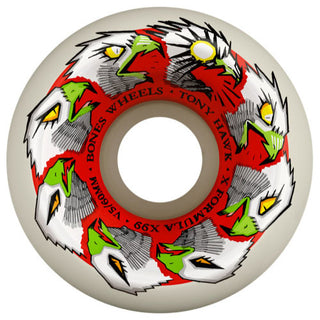 Bones Skateboard Wheels 60mm Tony Hawk Animation X-Formula 99A V5 Sidecut