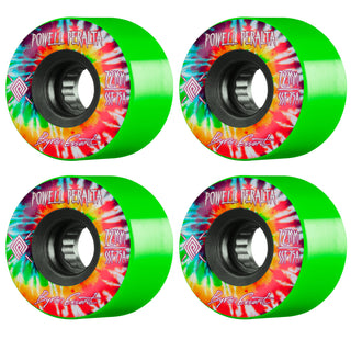 Powell Peralta Longboard Downhill Wheels 72mm Byron Essert Soft Slide 75A Green