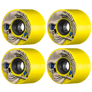 Powell Peralta Longboard Downhill Wheels 72mm Kevin Reimer Soft Slide 77A Yellow
