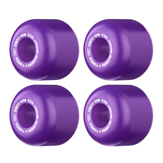 Independent Skateboard Package - 149 (8.5") Trucks, Powell Peralta Mini-Cubic Purple Wheels, Bones Reds
