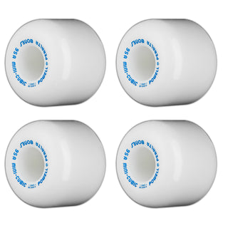 Independent Skateboard Package - 149 (8.5") Trucks, Powell Peralta Mini-Cubic White Wheels, Bones Reds