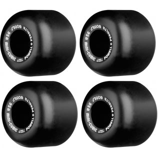 Independent Skateboard Package - 149 (8.5") Trucks, Powell Peralta Mini-Cubic Black Wheels, Bones Reds