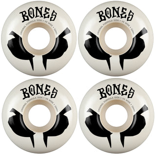 Bones Skateboard Wheels 52mm Original Formula 100A V4 Wides White