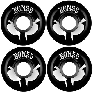 Bones Skateboard Wheels 54mm Original Formula 100A V5 Sidecuts Black
