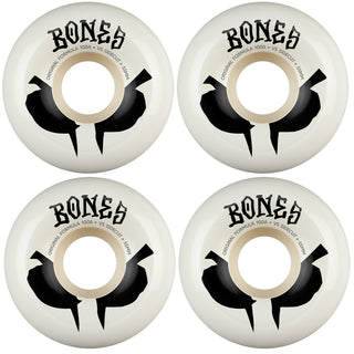 Bones Skateboard Wheels 55mm Original Formula 100A V5 Sidecuts White