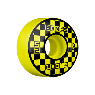 Thunder Skateboard Trucks 145 7.62" Kit Bones 52mm V4 Block Party Yellow Wheels/Bearings/Hardware