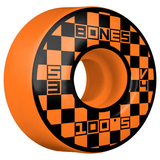 Venture Skateboard Trucks 8.0" High Kit Bones 53mm V4 Block Party Orange Wheels/Bearings/Hardware