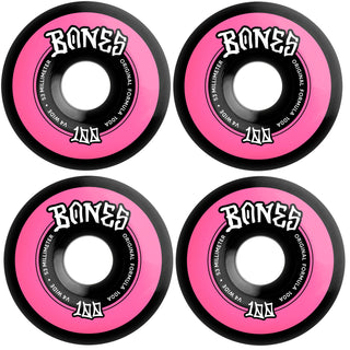 Bones Skateboard Wheels 53mm Original V4 Wide 100A Black