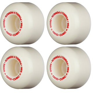 Powell Peralta Skateboard Wheels 58mm x 37.5mm Dragon Formula 93A Nano Cubic Off White