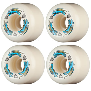 Powell Peralta Skateboard Wheels 56mm x 39mm Dragon Formula 97A AA2 Nano Rat Off White