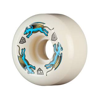 Powell Peralta Skateboard Wheels 56mm x 36mm Dragon Formula 97A AV6 Nano Rat Off White