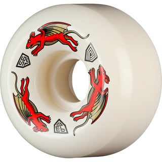 Powell Peralta Skateboard Wheels 56mm x 36mm Dragon Formula 93A AV6 Nano Rat Off White