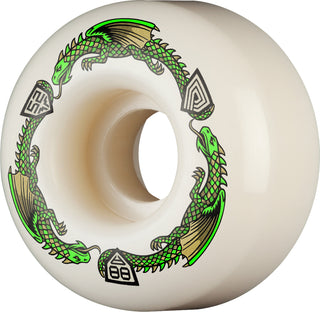 Powell Peralta Skateboard Wheels 52mm x 31mm Dragon Formula 88A V1 Shape Off White