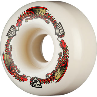 Powell Peralta Skateboard Wheels 50mm x 30mm Dragon Formula 93A V1 Shape Off White