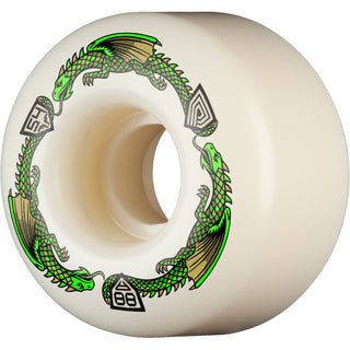 Powell Peralta Premium Skateboard Skull and Sword Lime Fade/White 9.0" Krux Trucks, Dragon Formula Wheels, Independent Bearings