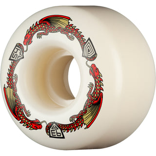 Powell Peralta Skateboard Wheels 54mm x 34mm Dragon Formula 93A V4 Shape Off White