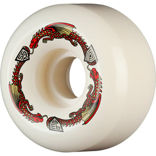 Powell Peralta Skateboard Wheels 56mm x 36mm Dragon Formula 93A V6 Shape Off White
