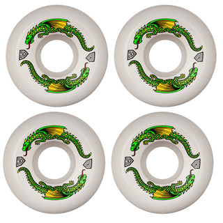Powell Peralta Skateboard Wheels 52mm Dragon Formula Sidecut 93A White