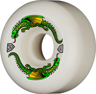 Powell Peralta Skateboard Wheels 52mm Dragon Formula Sidecut 93A White