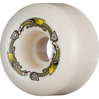 Powell Peralta Skateboard Wheels 54mm x 39mm Dragon Formula 88A Off White