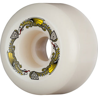 Powell Peralta Skateboard Wheels 56mm x 40mm Dragon Formula 88A Off White