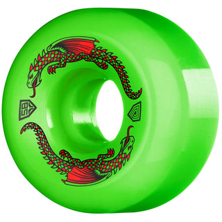 Powell Peralta Skateboard Wheels 58mm 93A Dragon Formula Rat Bones II Green