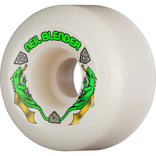 Powell Peralta Skateboard Wheels 56mm Blender Dragon Formula 88A White